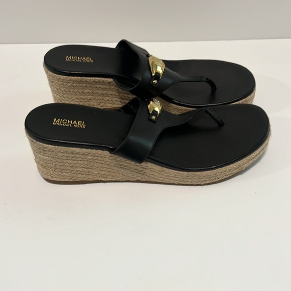 MICHAEL Michael Kors Tilly Thong Espadrille Sandal- size 10 - Picture 5 of 6